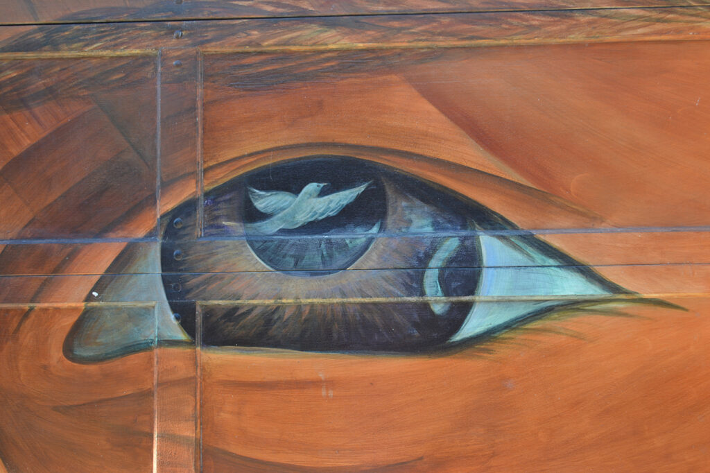 Eye with Dove, Balmy Alley, San Francisco