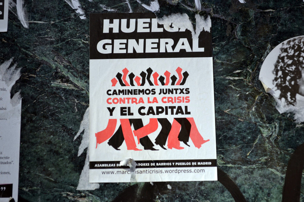 Huelga general, Barcelona